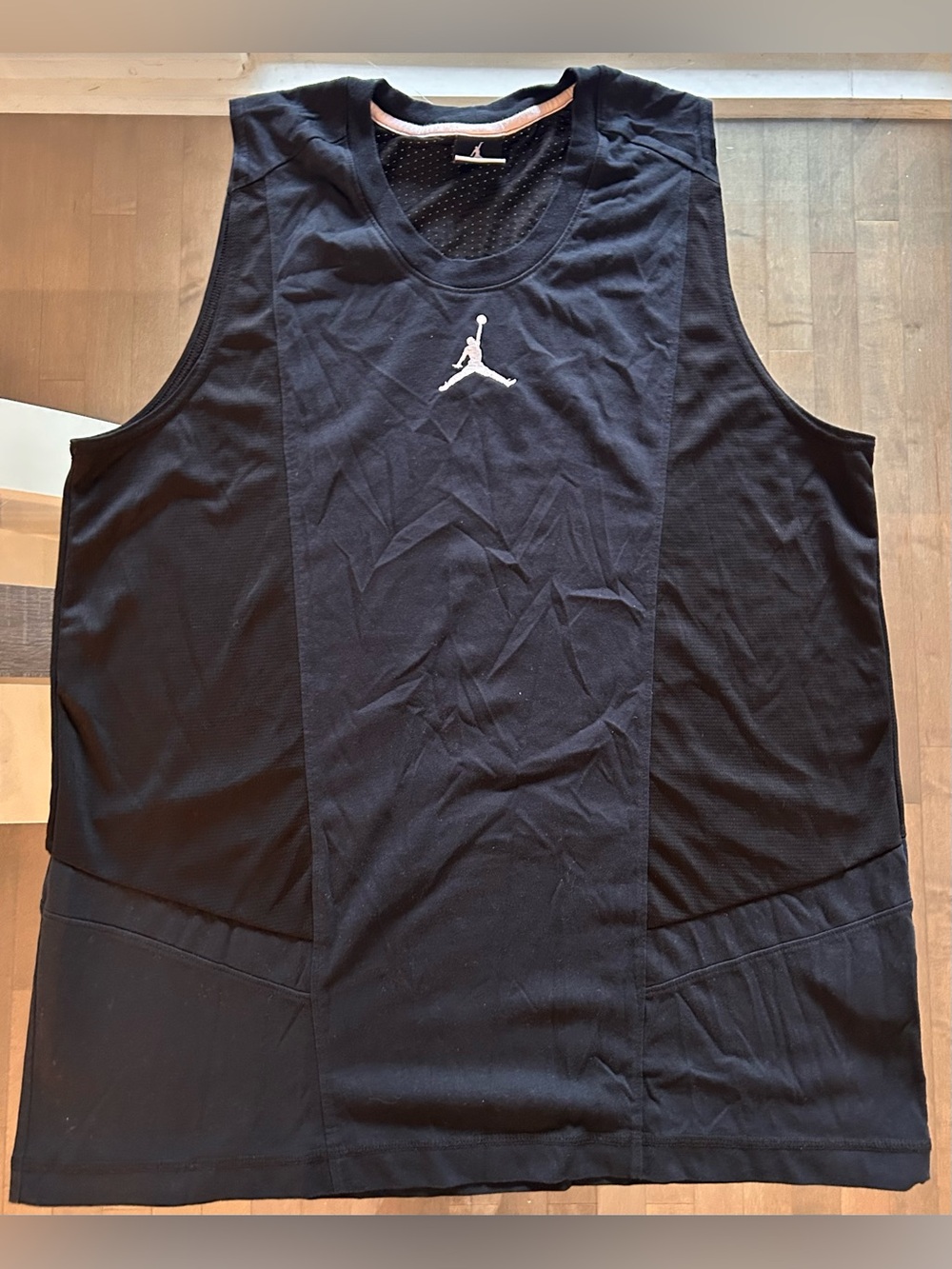 Men’s Jordan Nike Dri-FIT Workout Tank– Black Panel Design